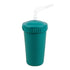 Straw Cup with Lid Teal
