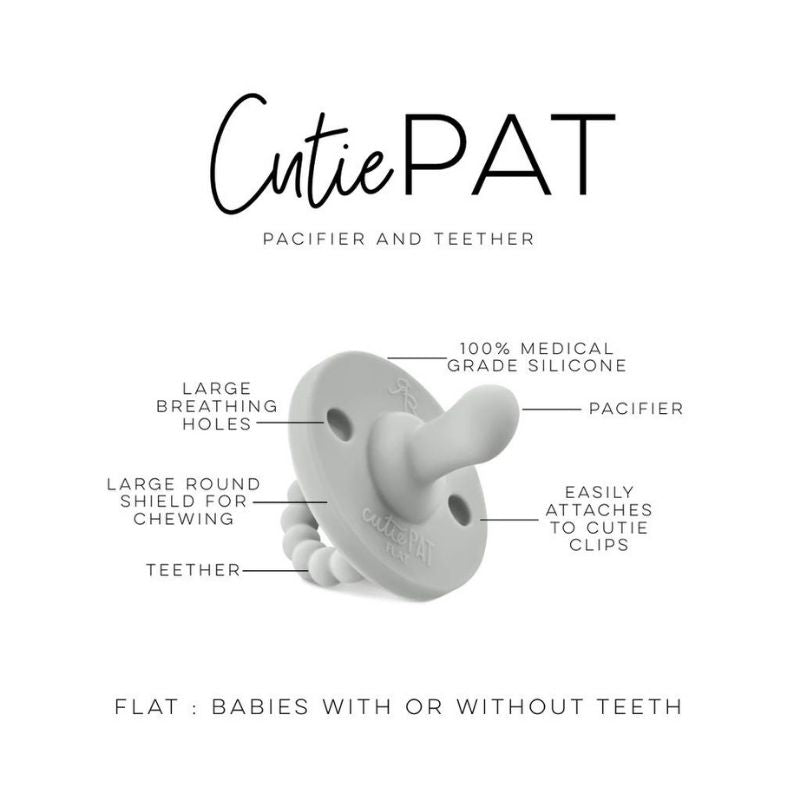 Cutie Pat Flat (Pacifier + Teether)