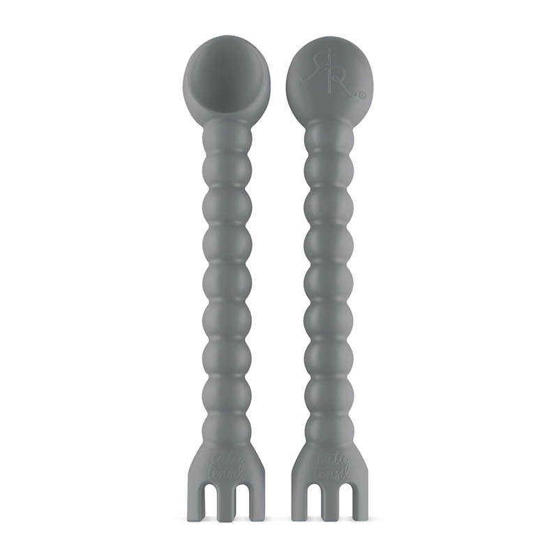Cutie Tensil - Set of 2 Utensils  charcoal
