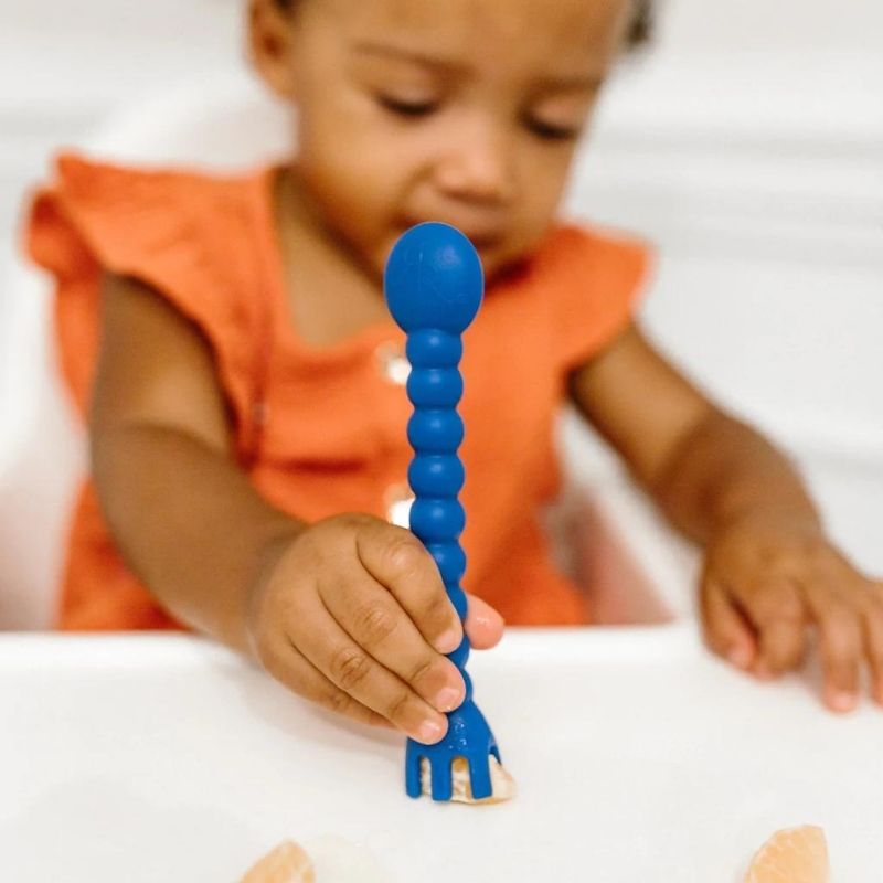 Cutie Tensil - Set of 2 Utensils  Charcoal