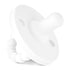 Cutie Pat Round (Pacifier + Teether) white