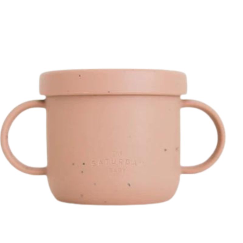 Snack Cup Coral Speckled