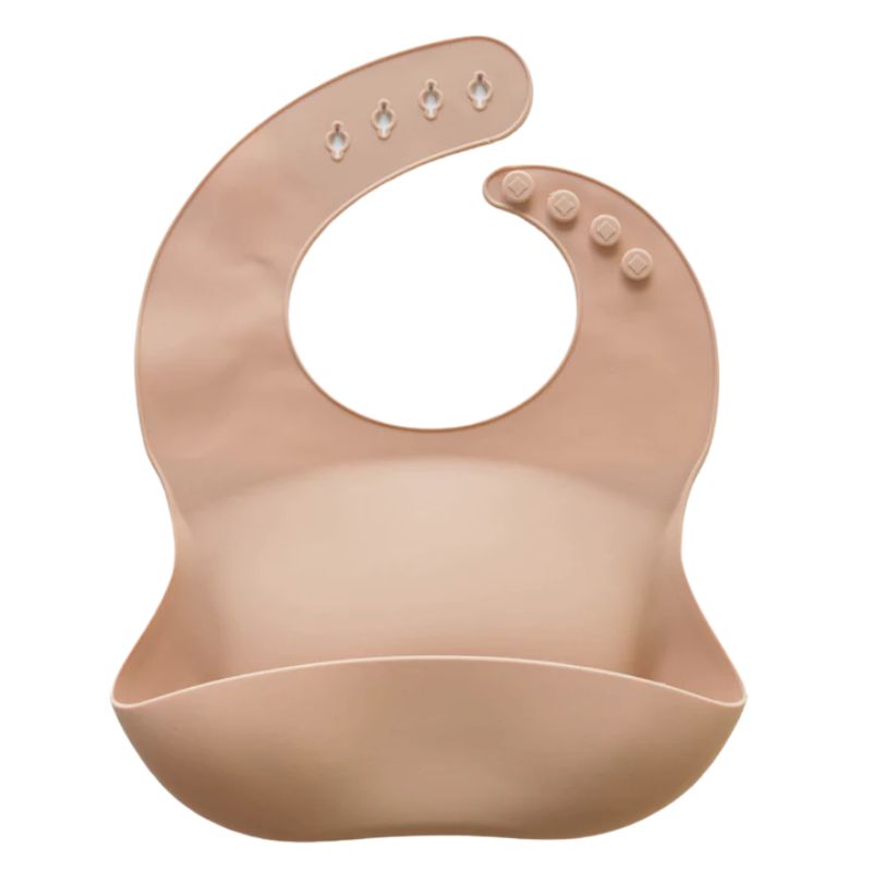 Silicone Bibs Peach