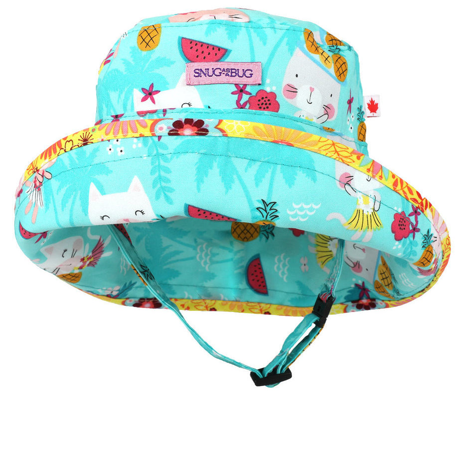 Adjustable Sun Hat - 0-2 Years hula kitty