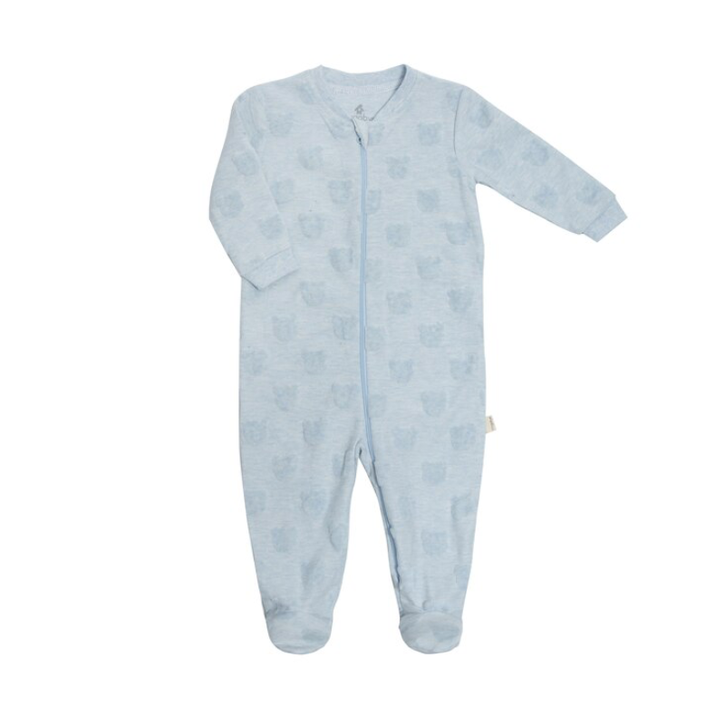 Velour Textured Sleeper with Zipper | Snuggle Bugz | Canada's Baby Store