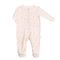 Zip Front Footed Sleeper Pink Stars