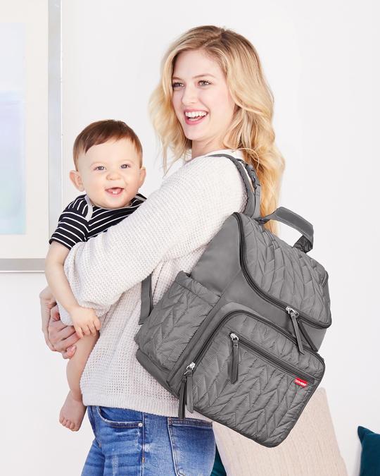 Forma Backpack Diaper Bag Grey