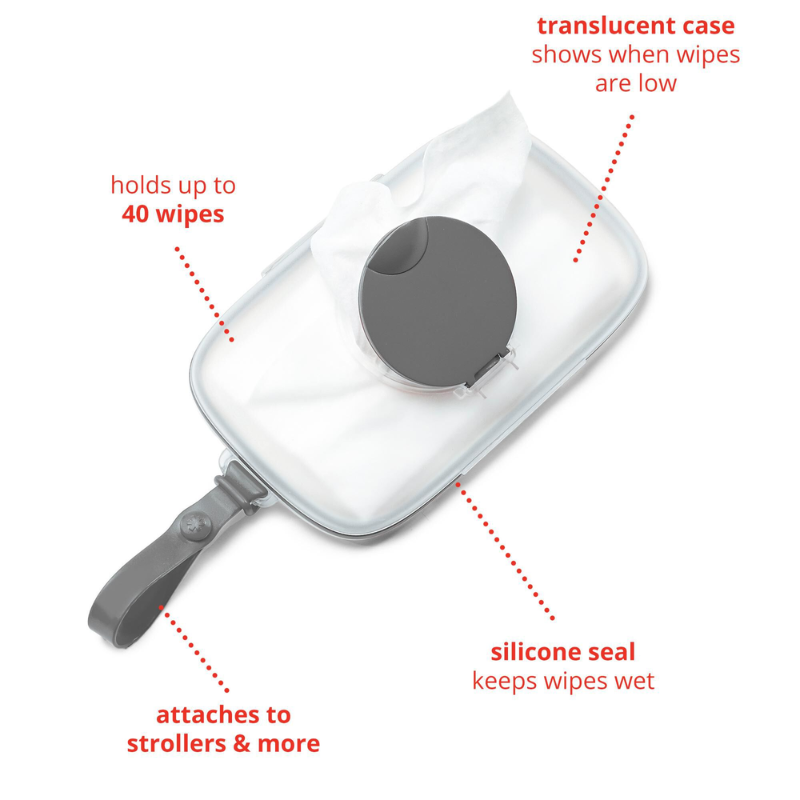 Grab & Go Snug Seal Wipes Case