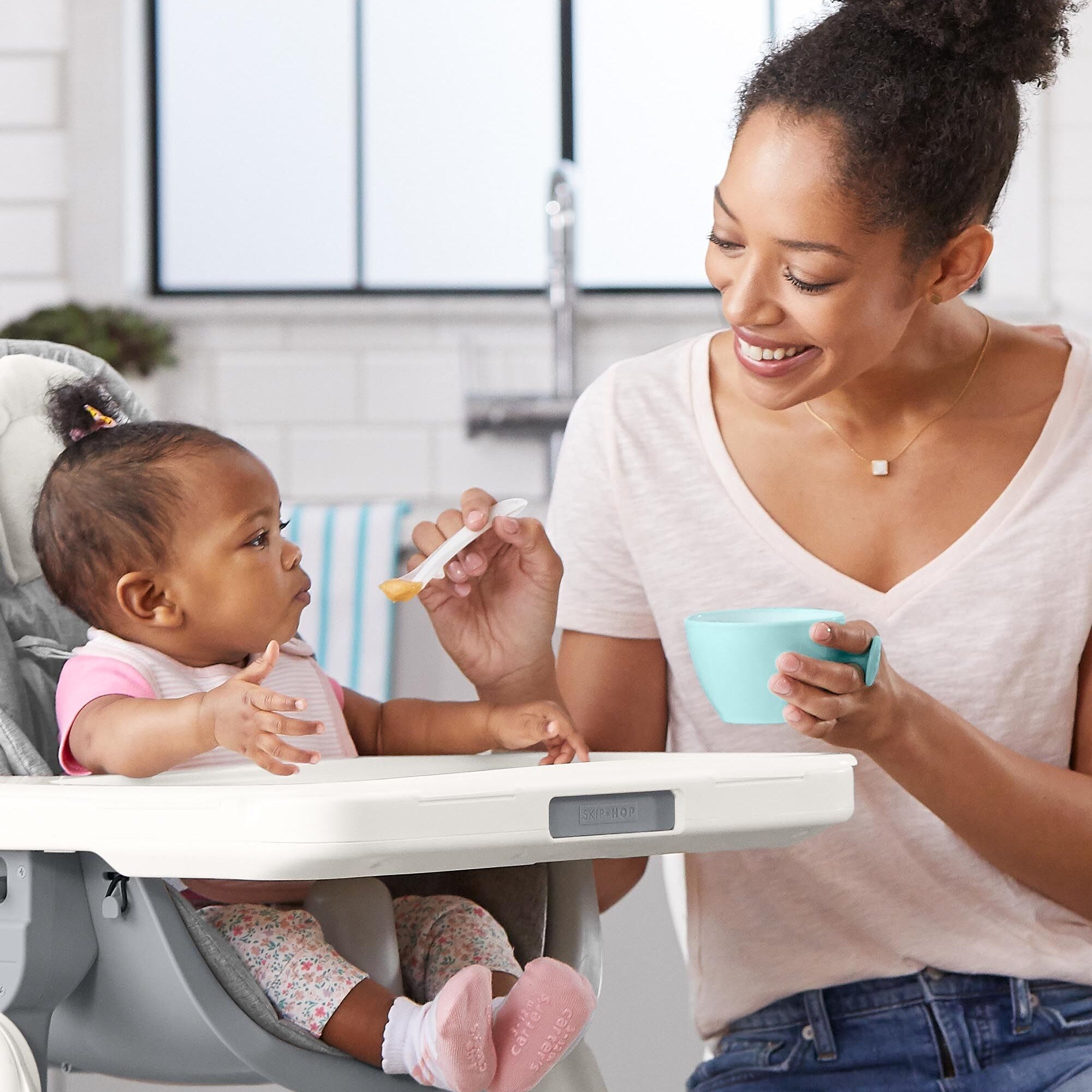 Easy-Grab Bowl Set Grey and Teal