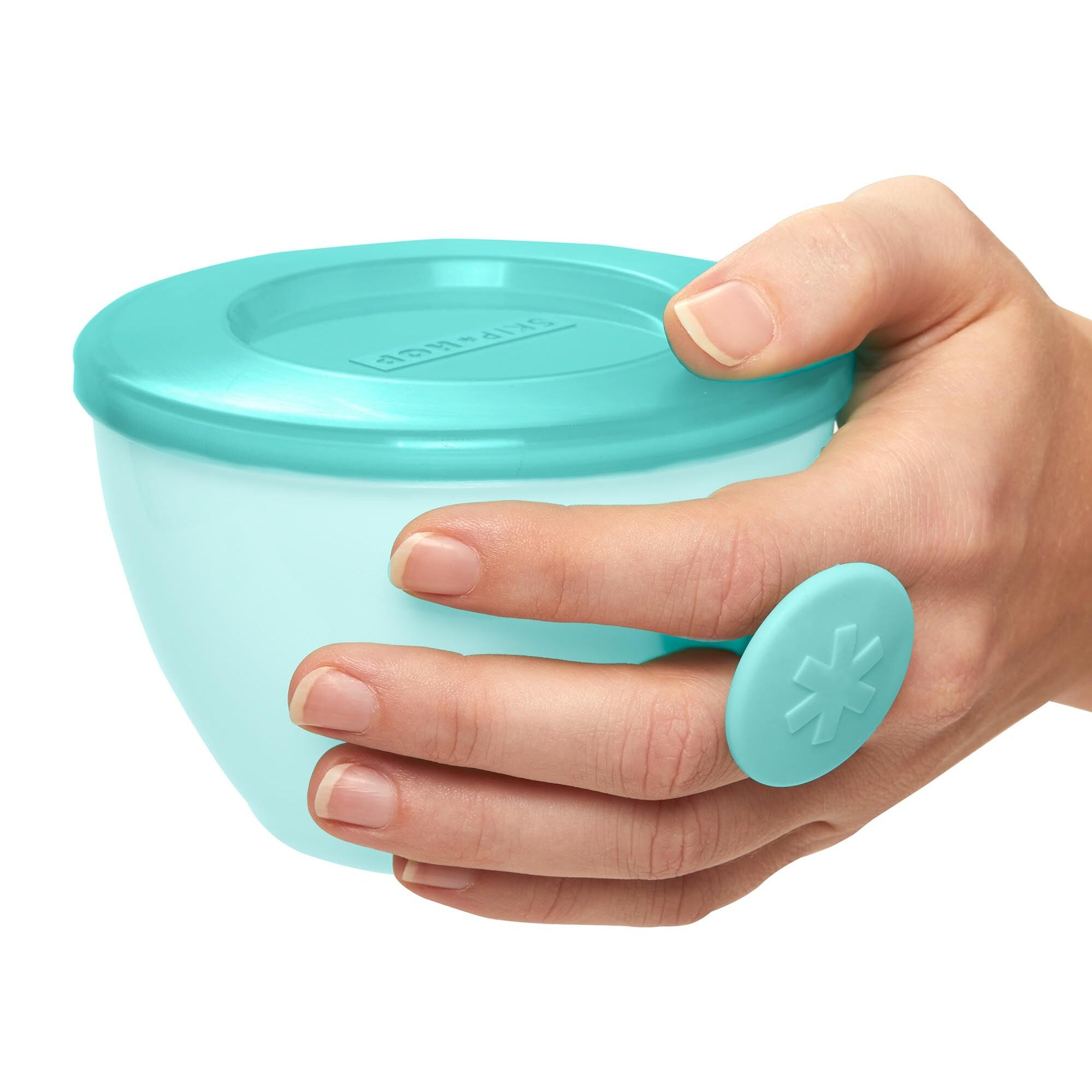 Easy-Grab Bowl Set Grey and Teal