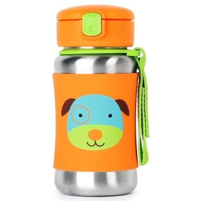 Zoo Stainless Steel Straw Bottle