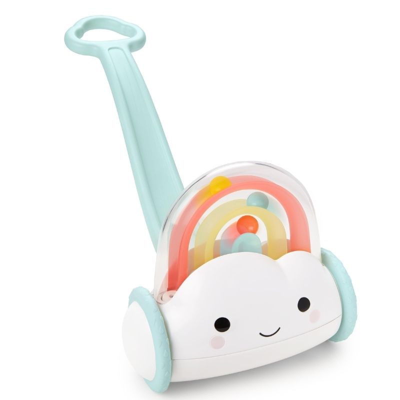 Silver Lining Cloud Rainbow Push Toy