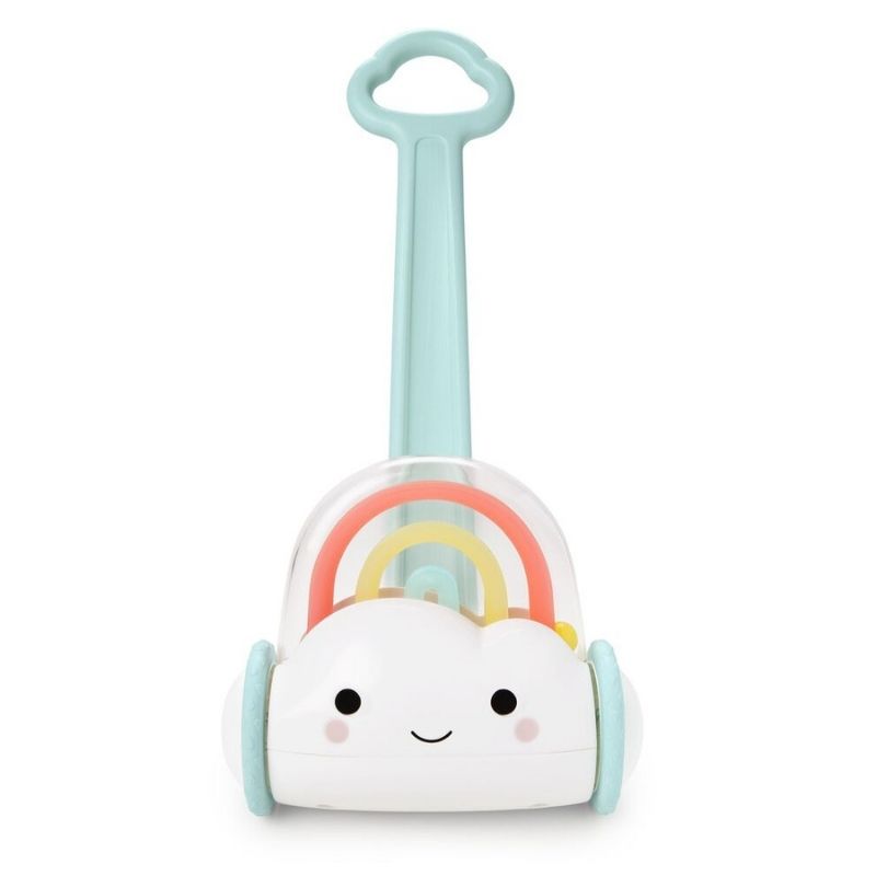 Silver Lining Cloud Rainbow Push Toy