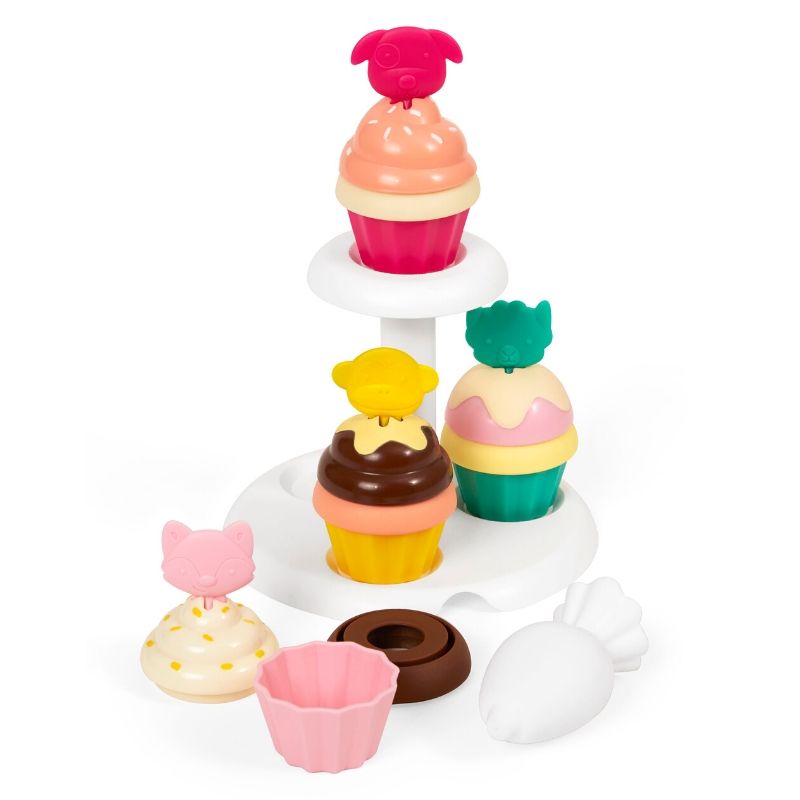 Zoo Sort & Stack Cupcakes Set