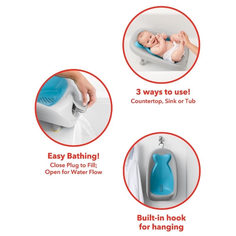 Moby Recline & Rinse Bather