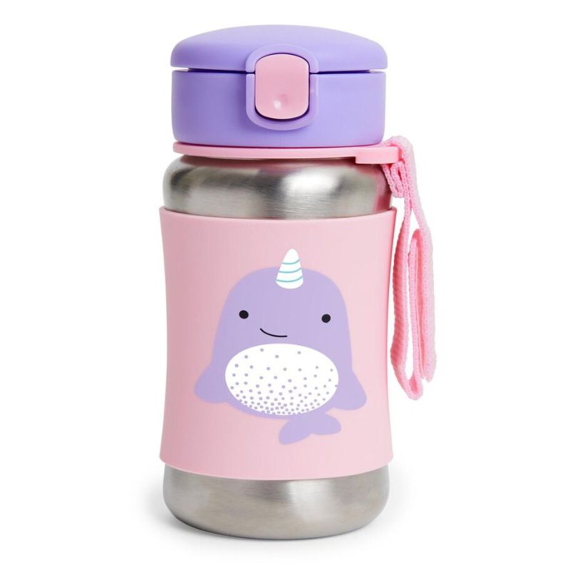 Bouteille de paille en acier inoxydable Zoo