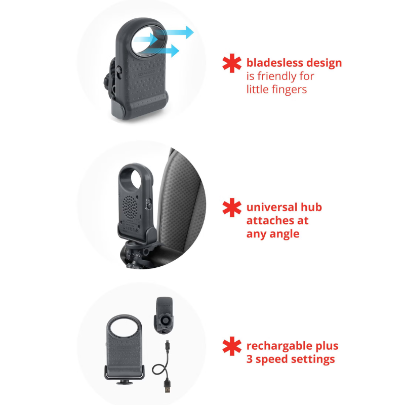 Ventilateur de poussette sans lame Stroll and Connect