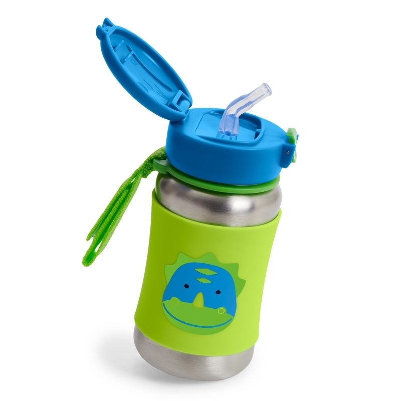 Zoo Stainless Steel Straw Bottle