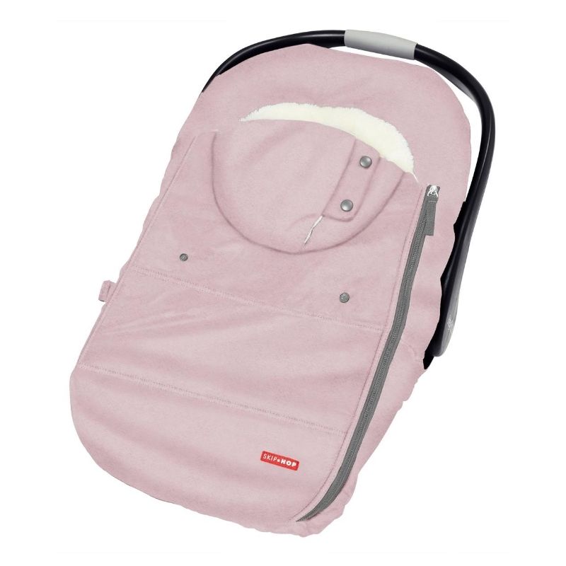 Stroll & Go Car Seat Cover Heather Pink