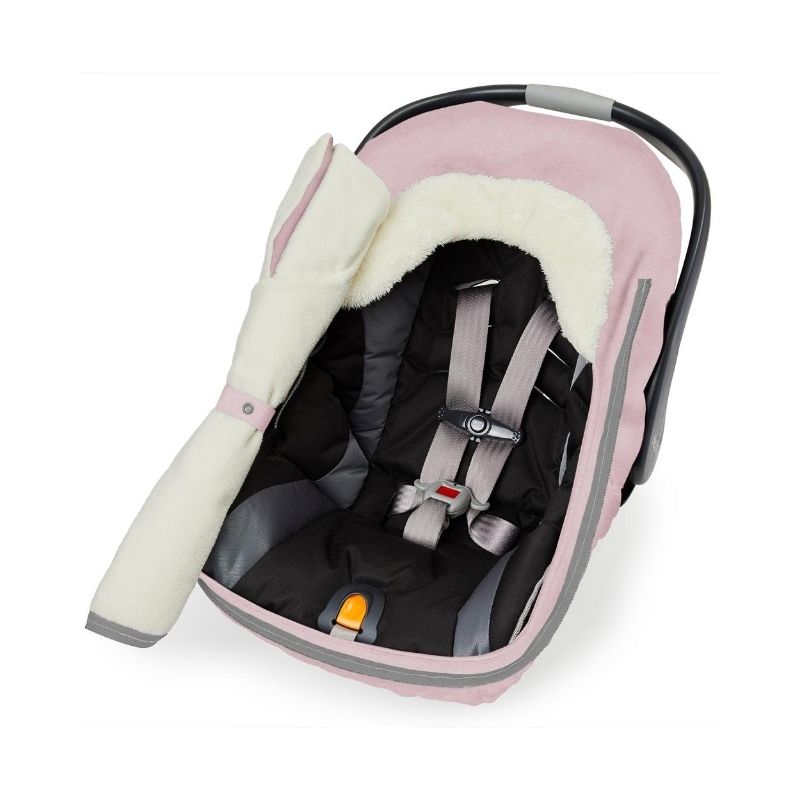 Stroll & Go Car Seat Cover Heather Pink