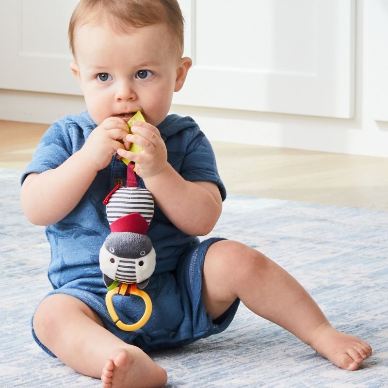 Bandana Buddies Chime & Teethe Toys Zebra