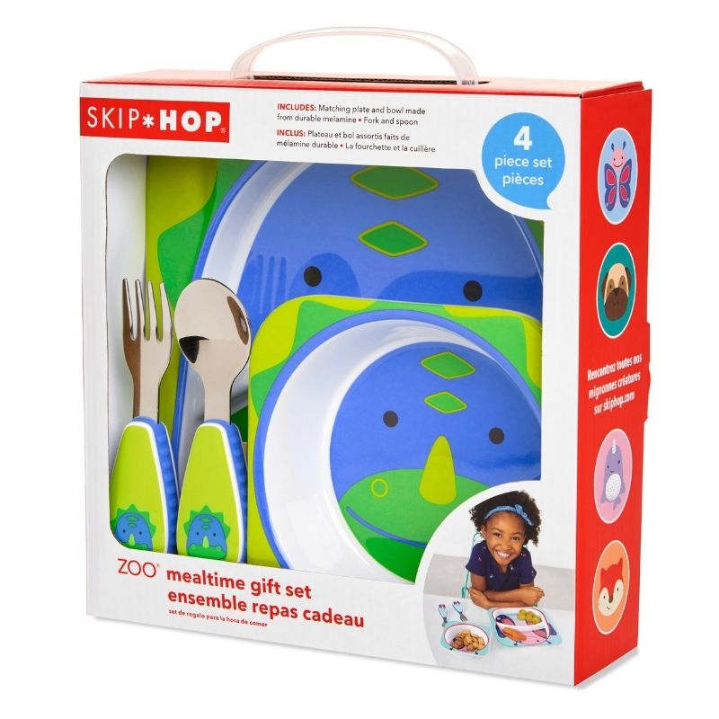 Zoo Mealtime Gift Sets Dino