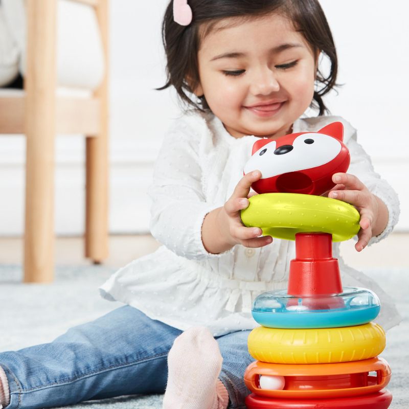 Explore & More Fox Stacking Toy | Snuggle Bugz | Canada's Baby Store