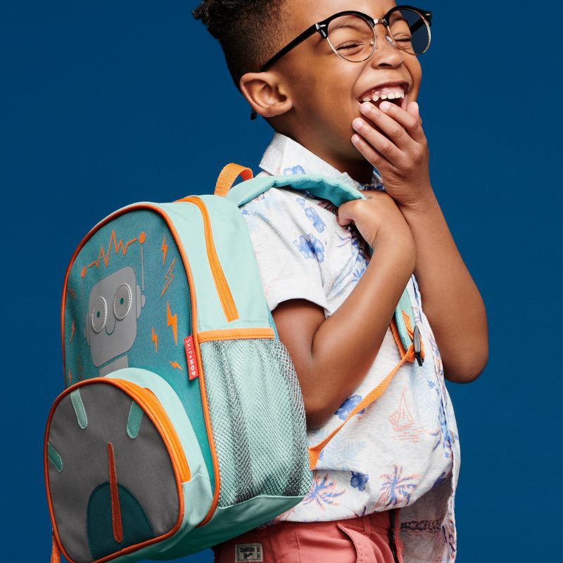 Little Kid Spark Style Backpack Robot