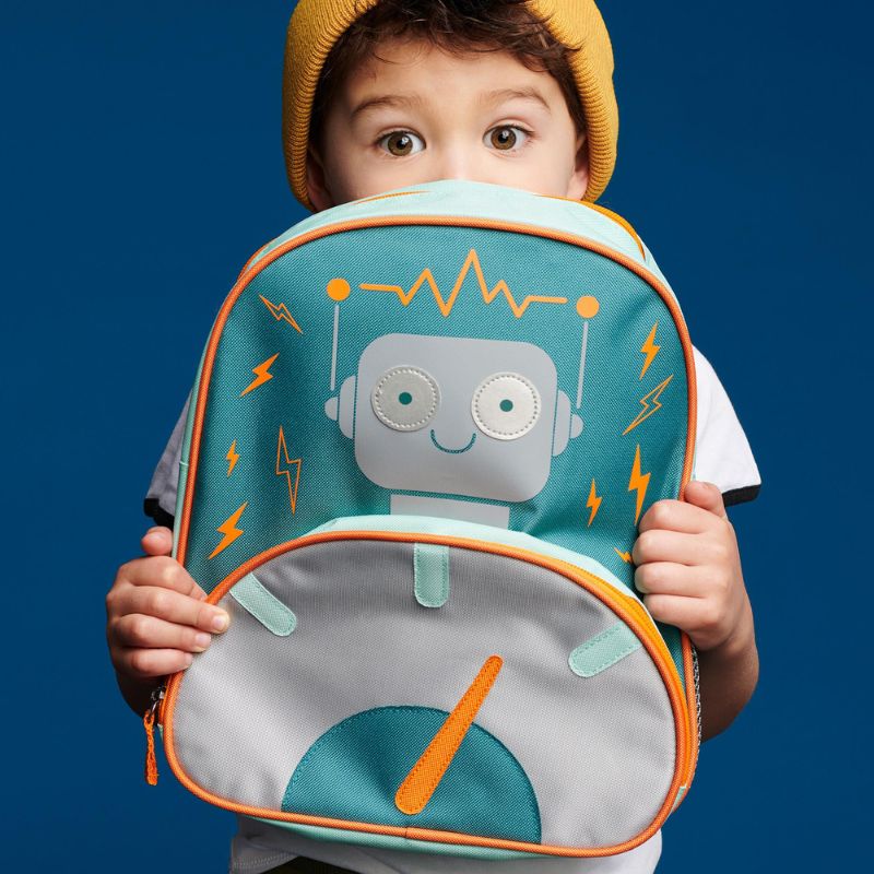 Little Kid Spark Style Backpack Robot