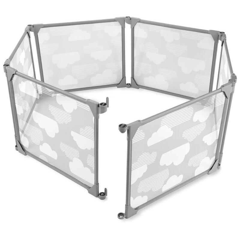 Expandable Enclosure - Grey/Clouds