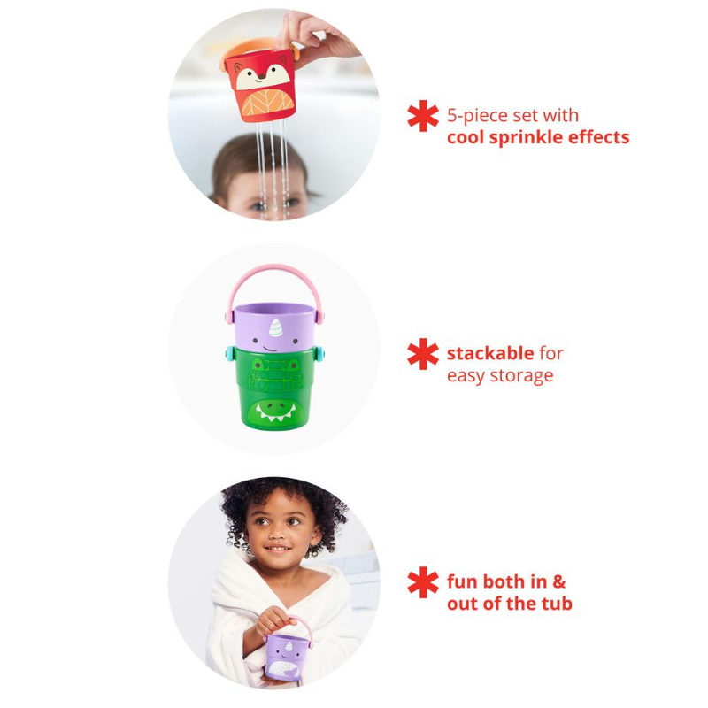Zoo Stack & Pour Buckets
