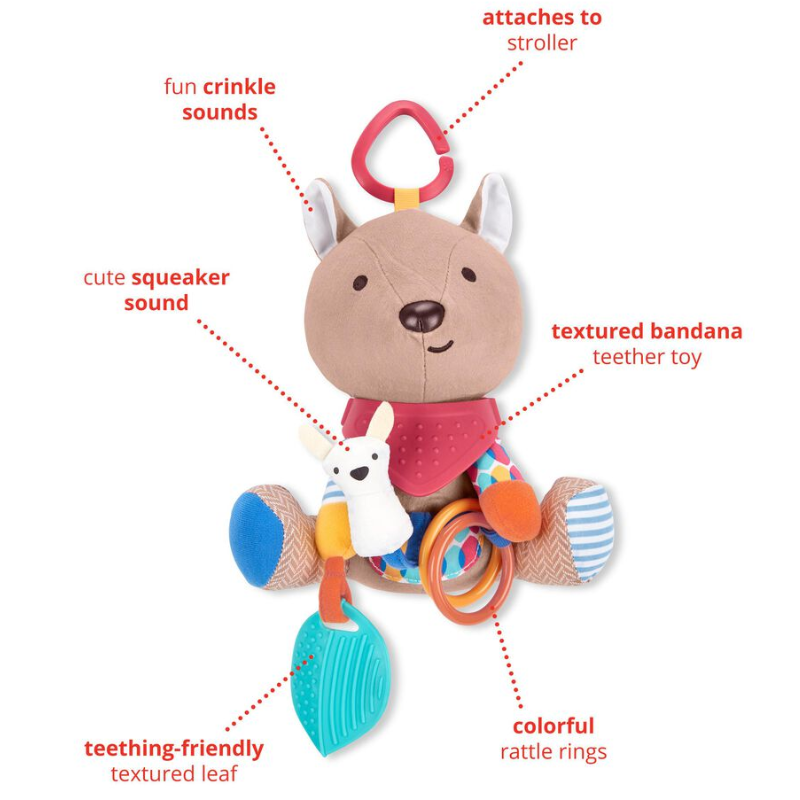 Bandana Buddies Activity Toy & Teether Kangaroo