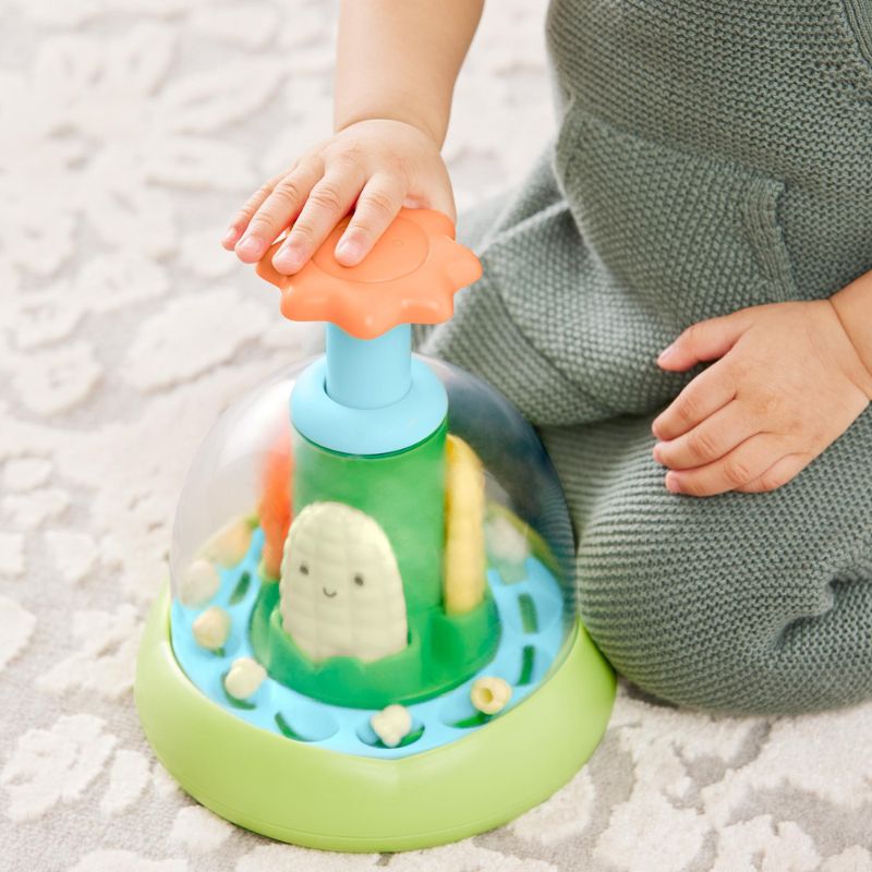 Farmstand Push & Spin Baby Toy