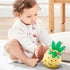 Farmstand Roll-Around Pineapple Rattle Baby Toy
