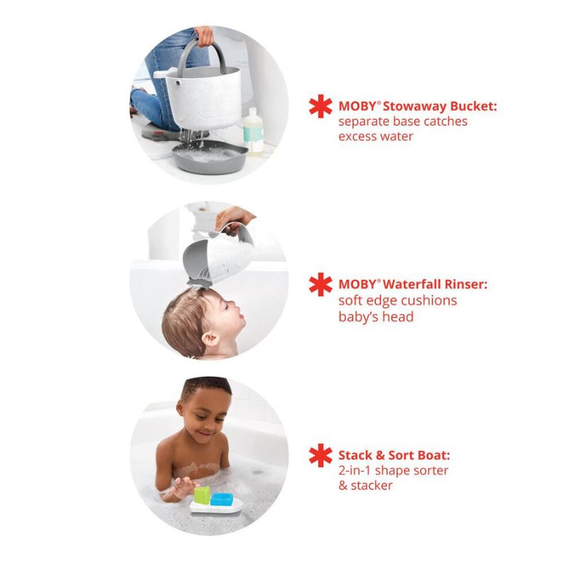 Oceanworks Moby Bath Bundle