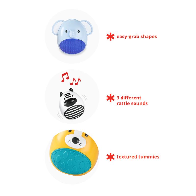 Trio de shakers à œufs