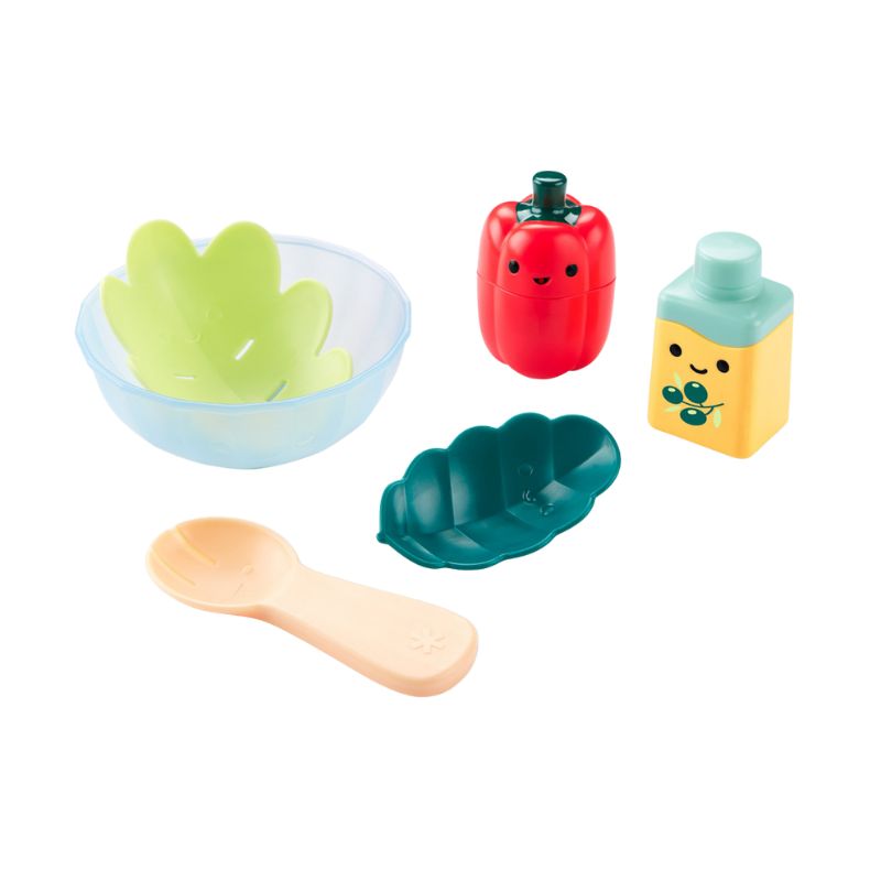 Tub-to-Table Cafe Prep & Serve Salad Bath Toy Set