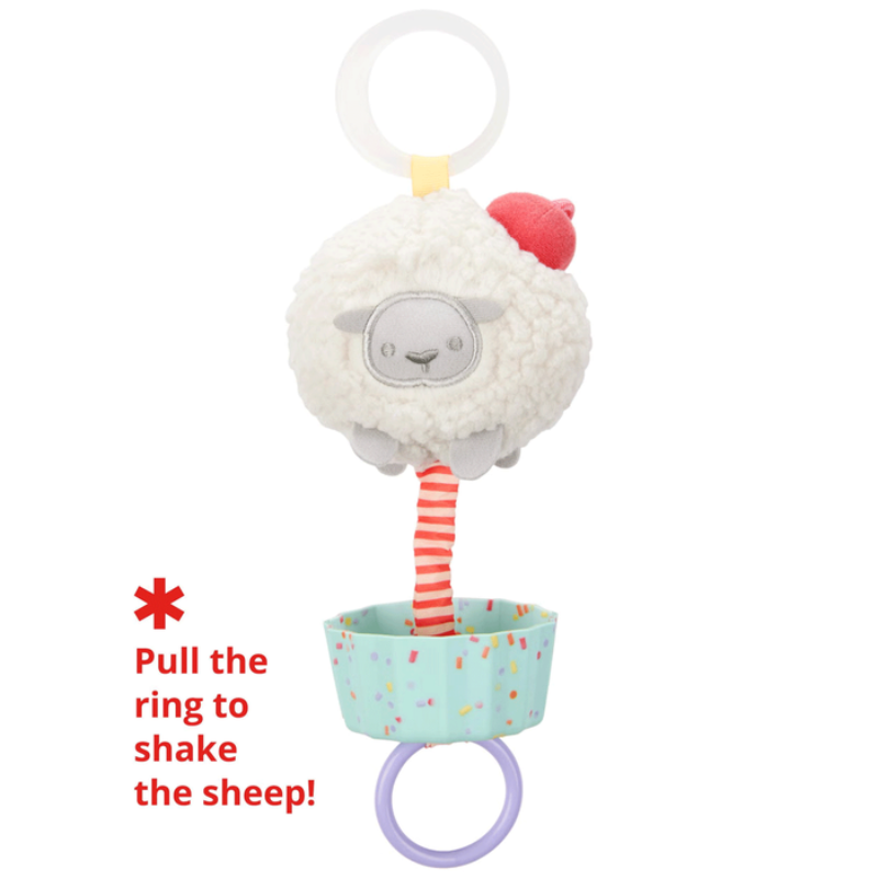 Sheep Cupcake Stroller Toy