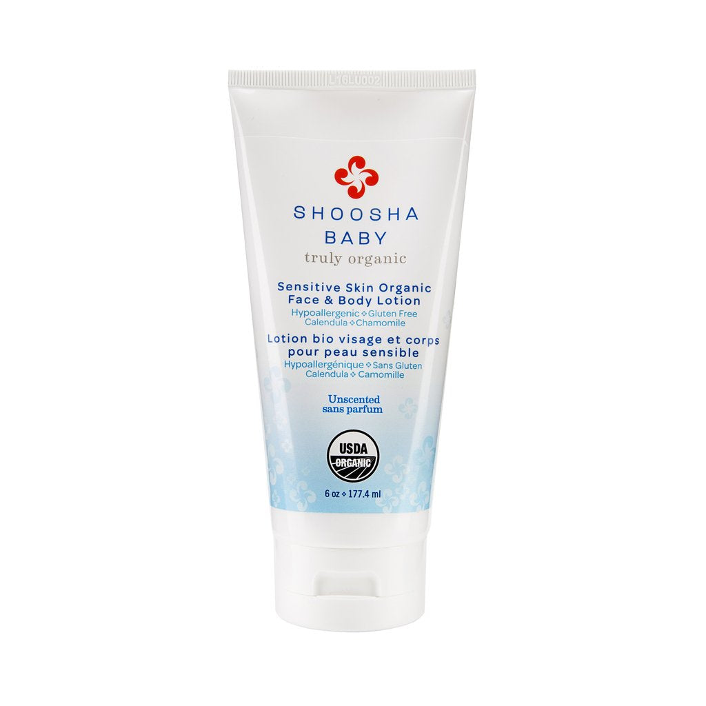 Organic Face & Body Baby Lotion - Unscented