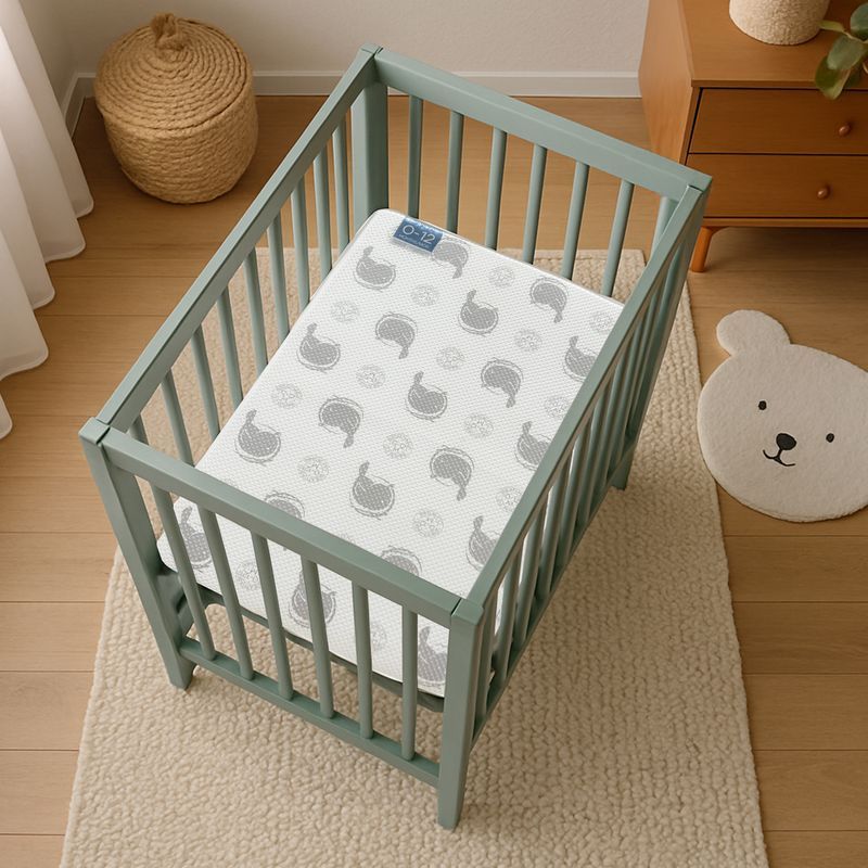 Nestled Organic Mini Mattress with Protector