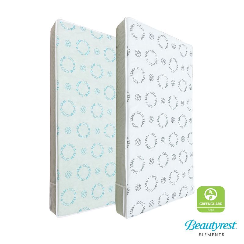 Nestled Exclusive Platinum Crib Mattress + Sheet Protector