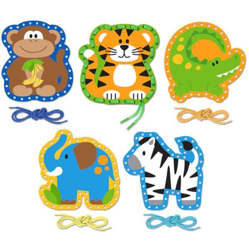 Lacing Card Sets Dino