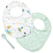 Muslin Bib Set With Matching Spoon Space