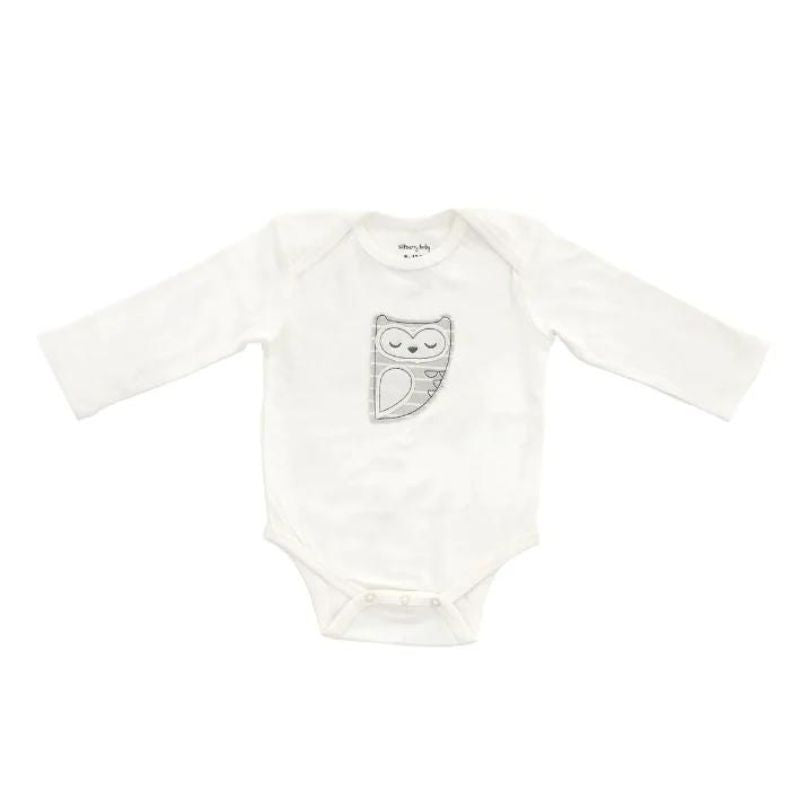 Long Sleeve Onesie Snowy Owl