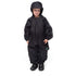 One Piece Rain and Mud Suit Black