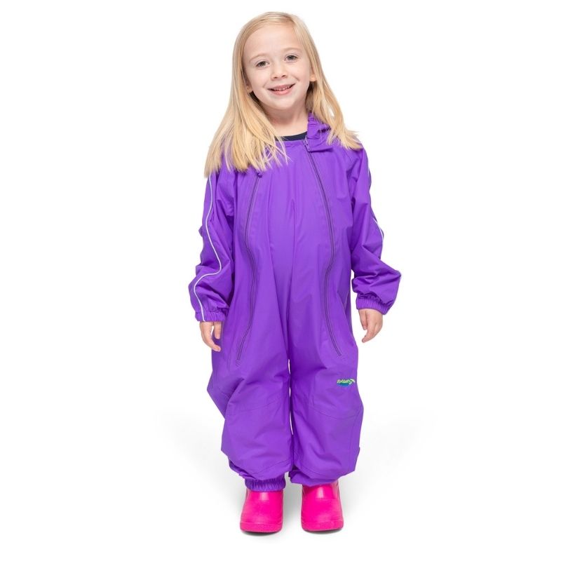 One Piece Rain and Mud Suit Purple