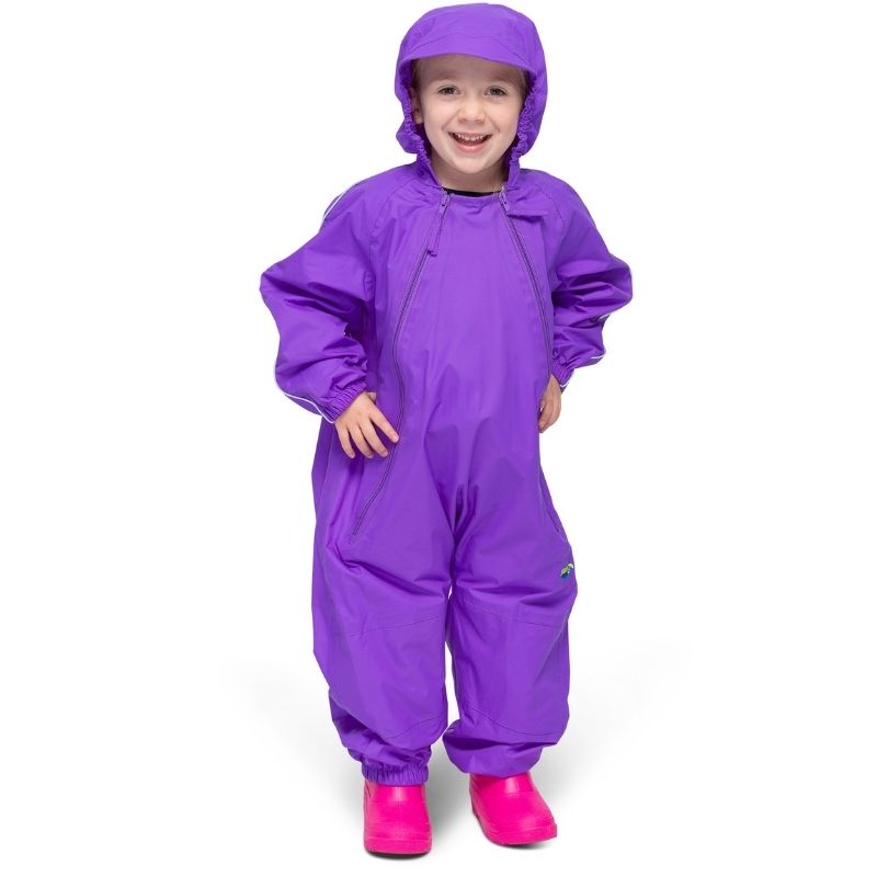 One Piece Rain and Mud Suit Purple