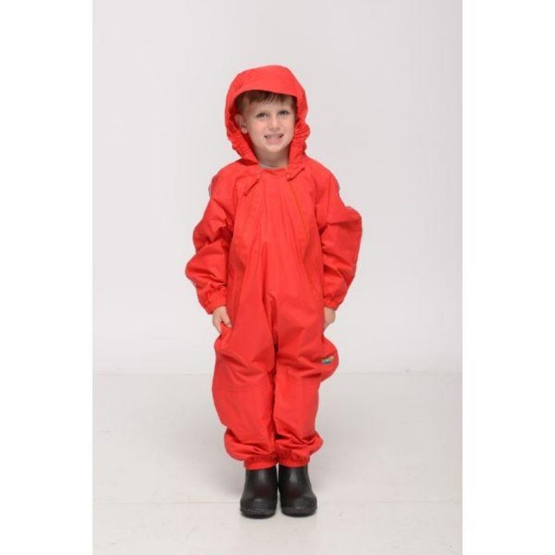 One Piece Rain and Mud Suit Red