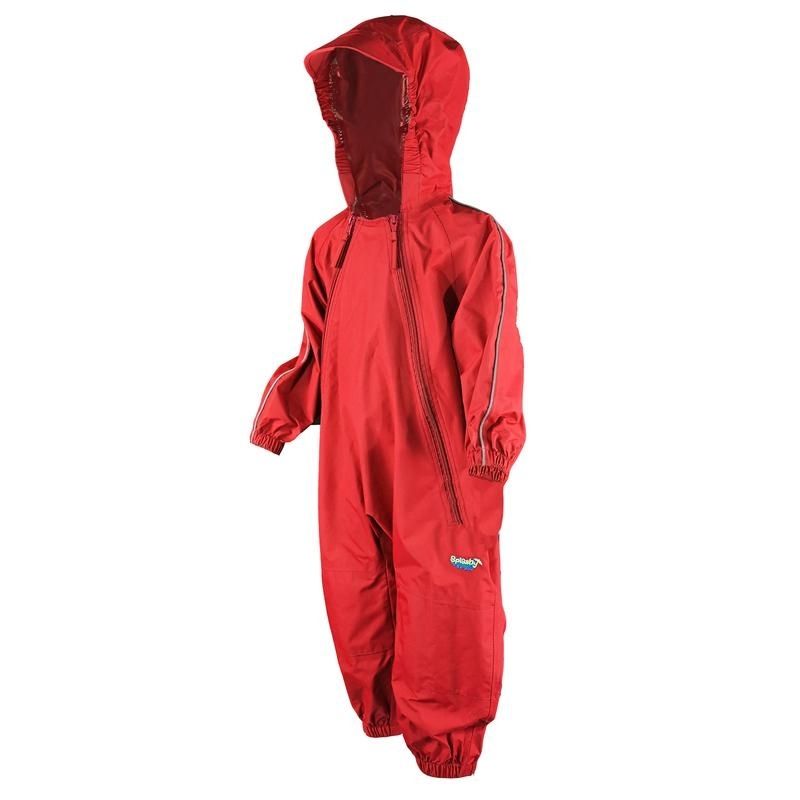 One Piece Rain and Mud Suit Red