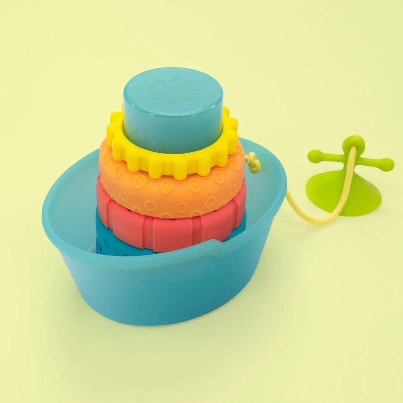 Stackin' Ship Tub Bath Toy